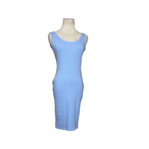 Baddieville  light blue tank casual mini dress size M